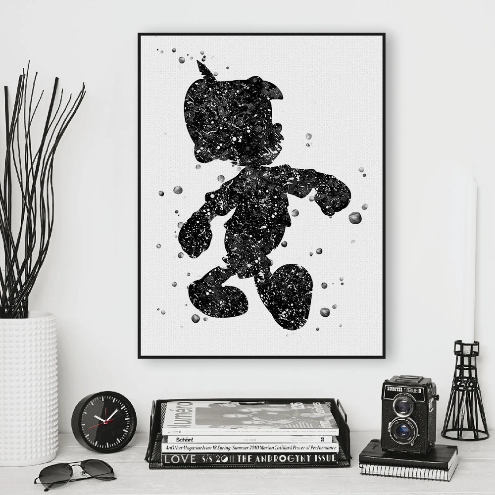 High Quality Canvas Baby Art Promotionshop For High Quality - Modern Abstract Watercolor Pinocchio Art Print Poster Animated Fairiespictures Wall Canvas Paintin Baby Kids Room Home Decor high quality canvas baby art promotionshop for high quality - modern abstract watercolor pinocchio art print poster animated fairiespictures wall canvas paintin baby kids room home decor
