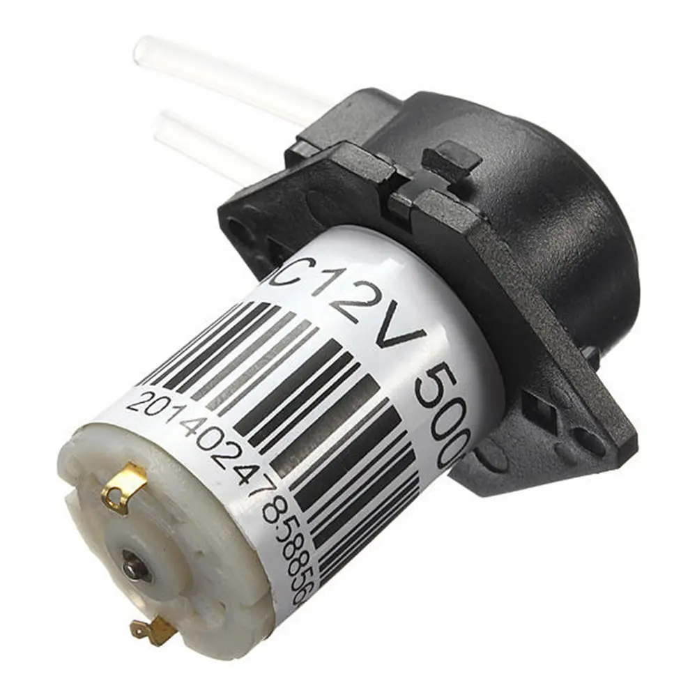 

12V DC Dosing Pump Peristaltic black Pump For Aquarium Lab Analytical Water