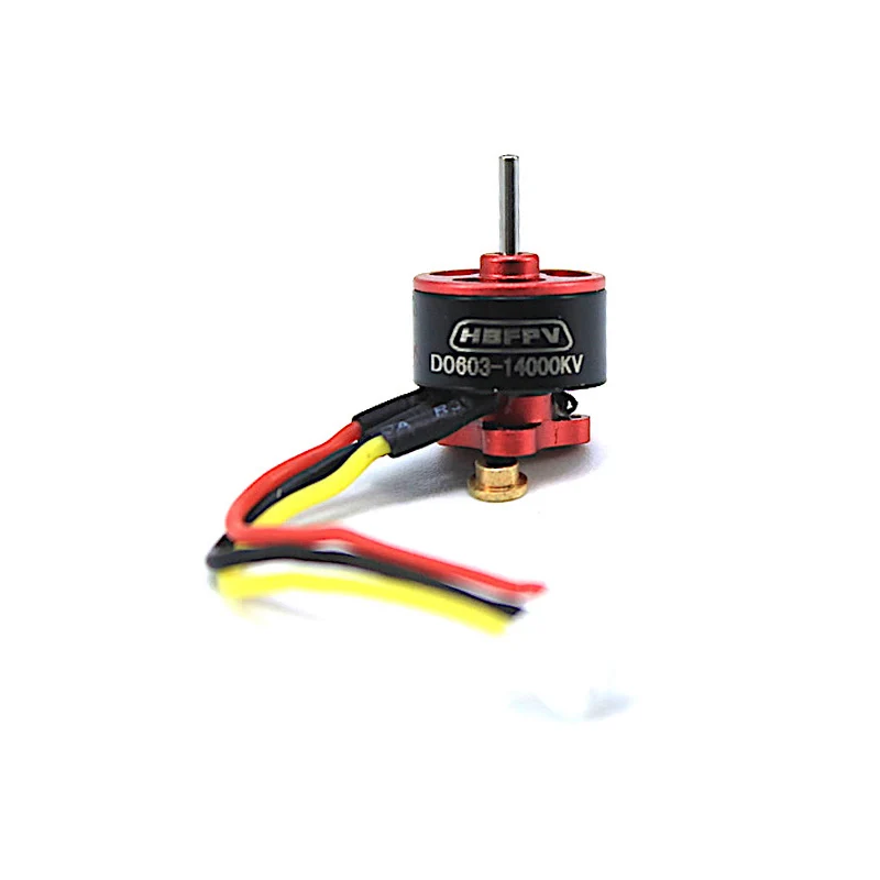 Бесщеточный микро-двигатель HBRC D0603 0603 1-2S 14000KV 16000KV масляный подшипник/медная