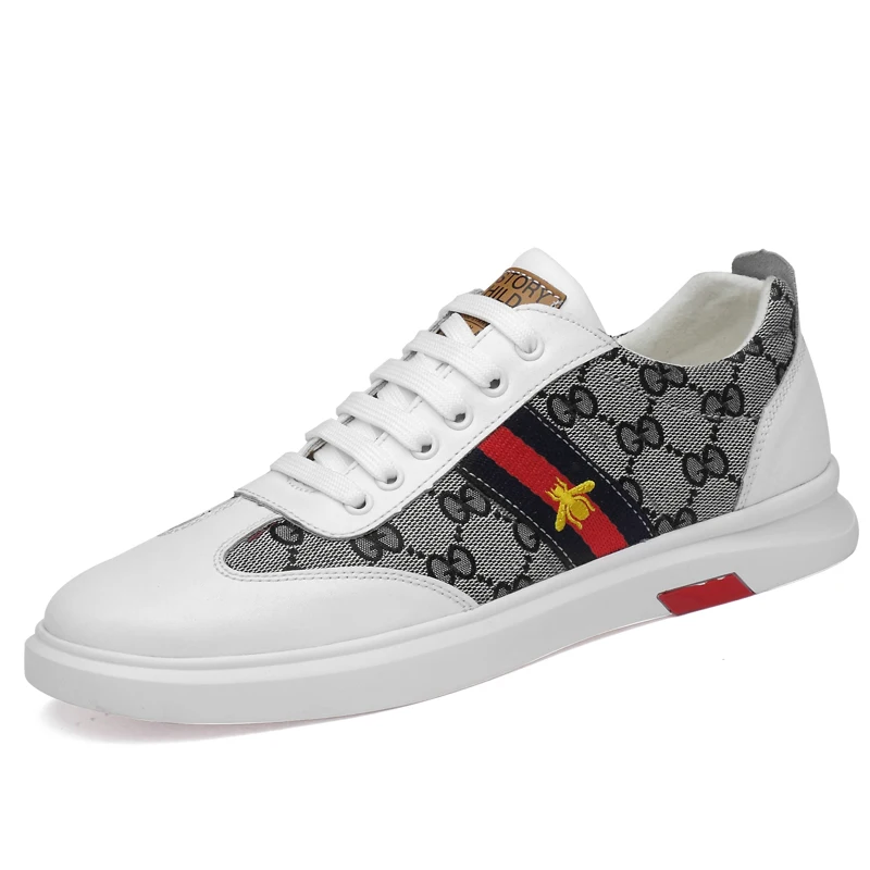 

Sneakers Men New Fashion Wild Casual Leather Shoes Men High Quality Soft Comfortable Simple Lightweight Non-slip Flat Shoes