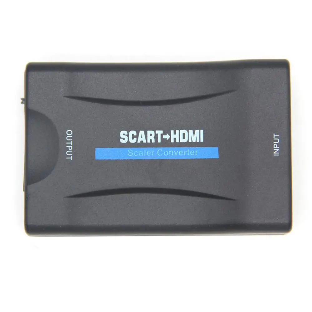  SCART Al Convertitore di HDMI Video Audio Adattatore di Segnale 1080 P Convertitore di HDMI Support