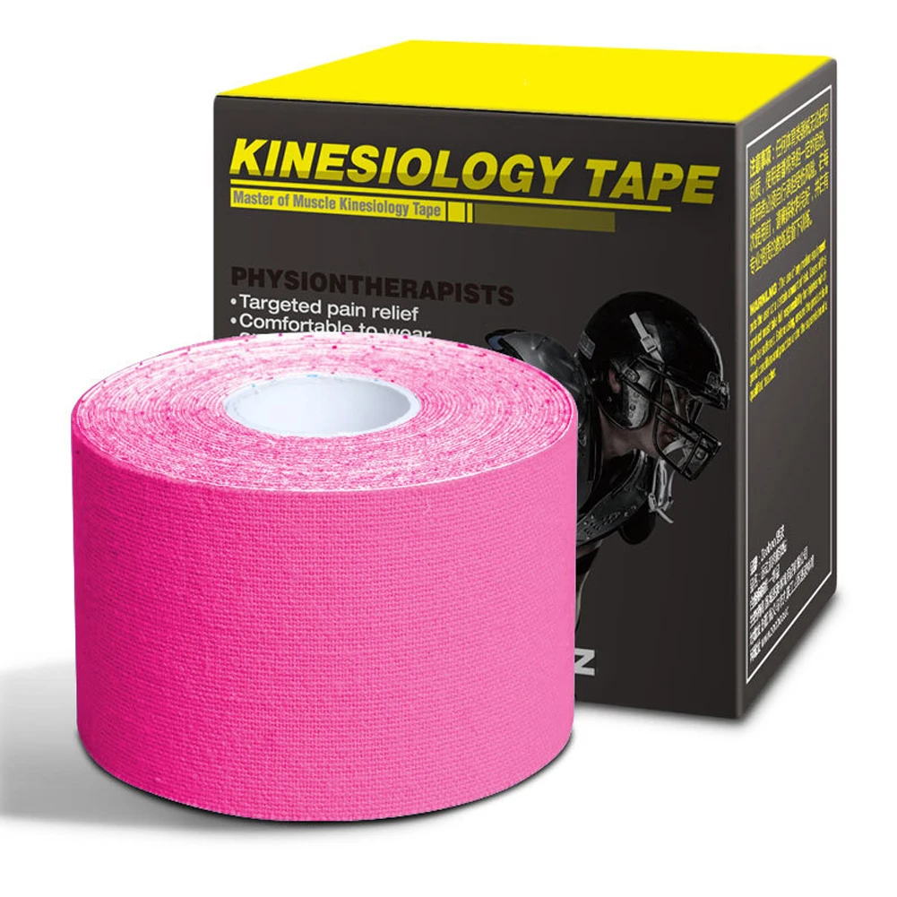 5cm*5m Elastic Bandage Cotton Roll Adhesive Tape Sports Injury Muscle