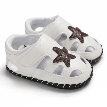 

Fashion Newborn Baby Boys Girls Soft Sole Shoes Star Pattern Trainers Toddler Kids Summer Casual Crib Shoes Size 0-18 Months