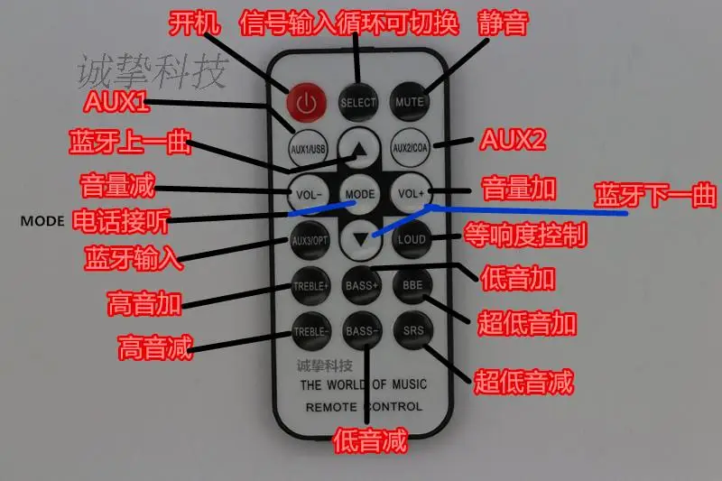 2,1 канальный Bluetooth цифровой сабвуфер усилитель плата TPA3116D2+ PT2313 Цифровой Тон 50 Вт* 2+ 100 Вт HIFI с пультом дистанционного управления