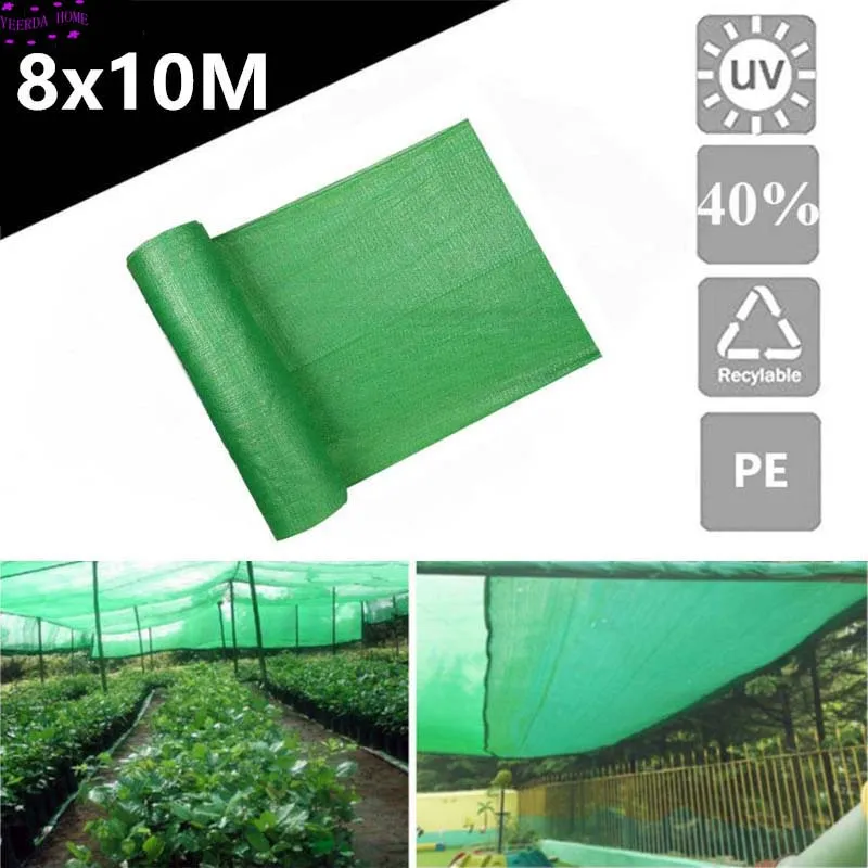 

40% Sunblock Shade Cloth for Plant Cover Greenhouse Barn Green Sunshade Cover Garden Patio Orchard Accessorie 2 Pin Knit DIY
