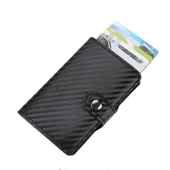 

BYCOBECY 2020 Men Women Credit Card Holder Top Grade Card Case Fashion Bank Card Wallet Famous Carbon Card Organizer Slim Wallet