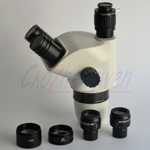 FYSCOPE 3.35X-90X Zoom Simul-Focal Тринокулярный корпус стерео микроскопа со стандартным размером крепления 76 мм