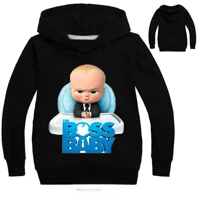 The Boss Baby costumes Print Hoodies Cartoon Children's Sweatshirts For