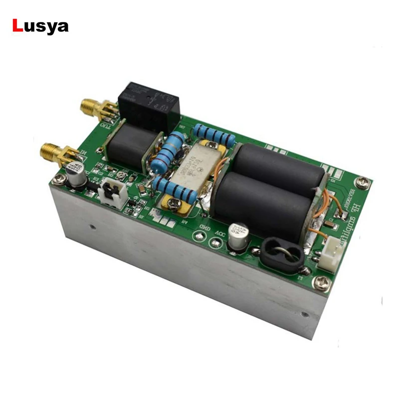 DIY KITS FT 817 linear HF Power Amplifier For YAESU FT 817 KX3 100W SSB Heastink CW AM FM C4 005