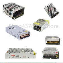 AC 110 V-220 V к DC 5V 12V 24V 1A 2A 3A 5A 10A 15A 20A 30A 50A переключатель питания Драйвер адаптер светодиодный светильник