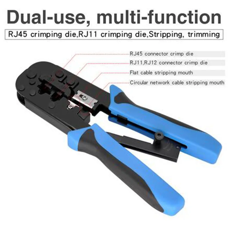 

CNCOB Rj45 Crimper Cable Cutter Automatic Wire Stripper Multifunctional Stripping Tools Crimping Pliers Terminal tool