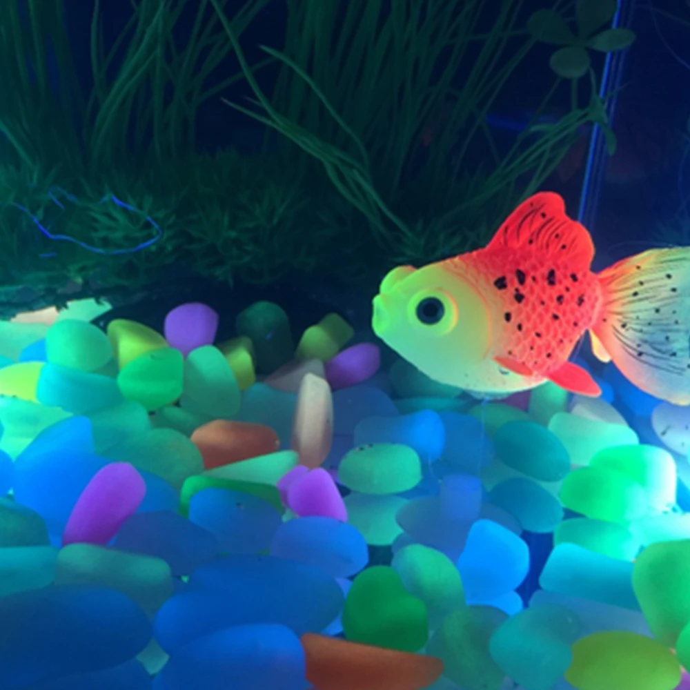 

Glow In The Dark Aquarium decoration Goldfish - 4 per Pack