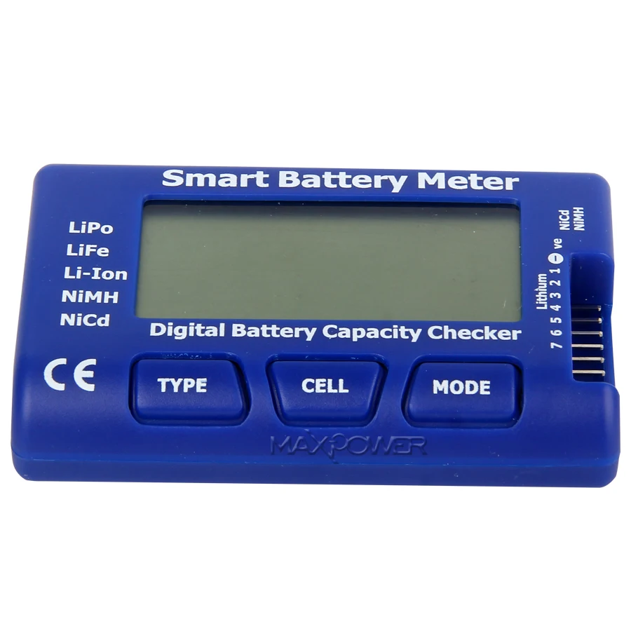 5 in 1 Smart Battery Meter LiPo/LiFe/Li ion/NiMH/Nicd battery Tester