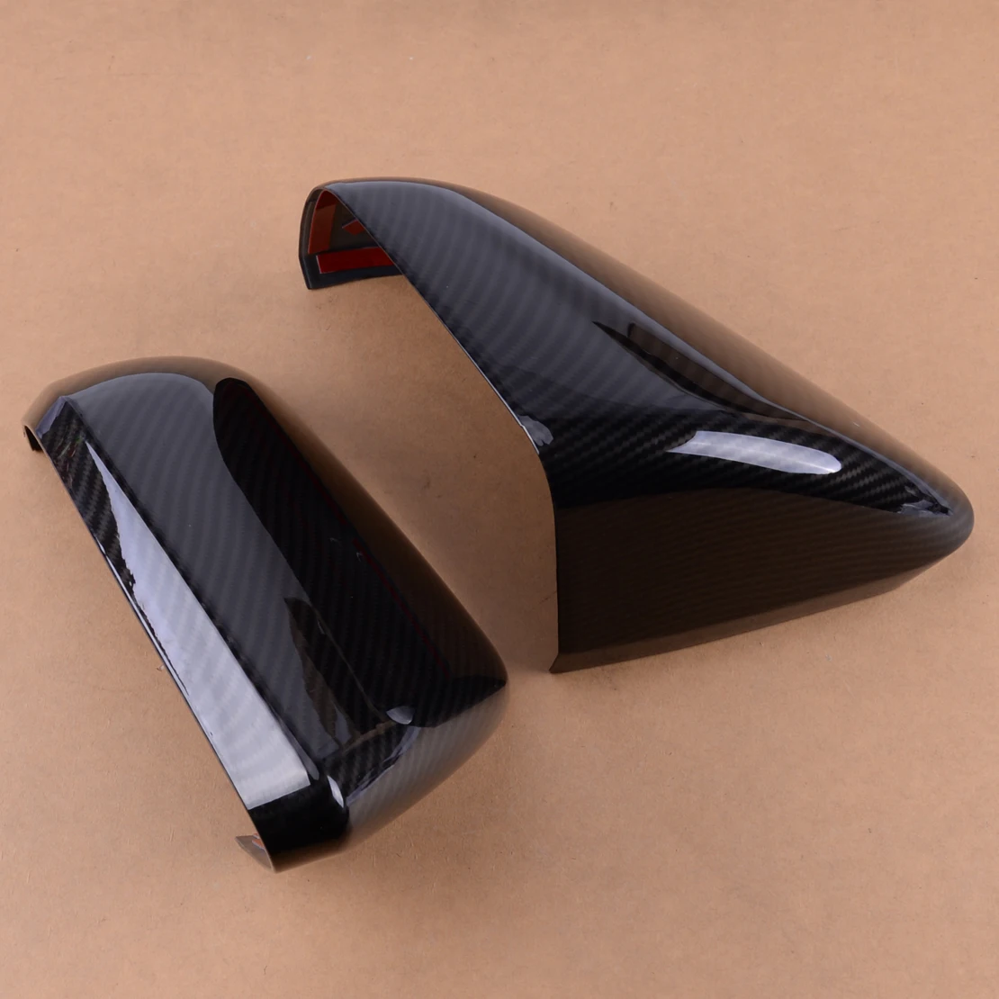

Carbon Fiber Style Outside Exterior Side Rearview Mirror Cover Trim Frame Encase Fit For Ford Mustang 2015 2016 2017 2018 2019