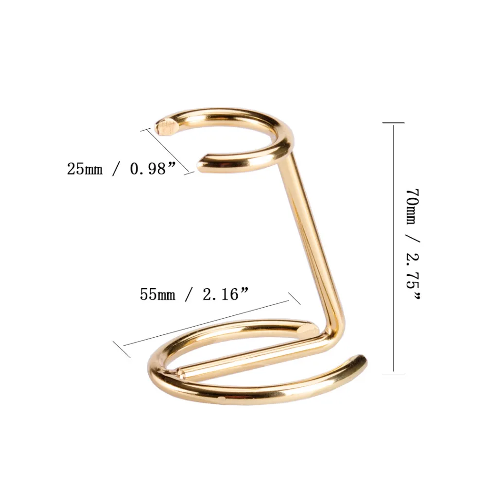 ZY для мужчин барсучья щетка для бритья подставка металлический держатель для парикмахерской прямой бритвенный инструмент для бритья