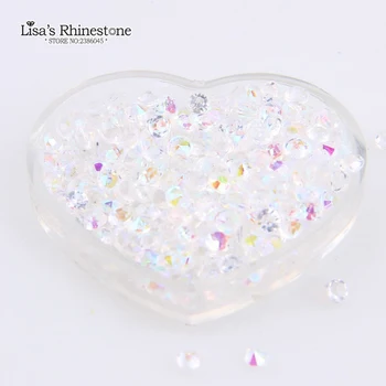 

Mini Pixie Shinning Crystal AB Resin pointback rhinestone For DIY Nail Art decoration Jewelry Accessory