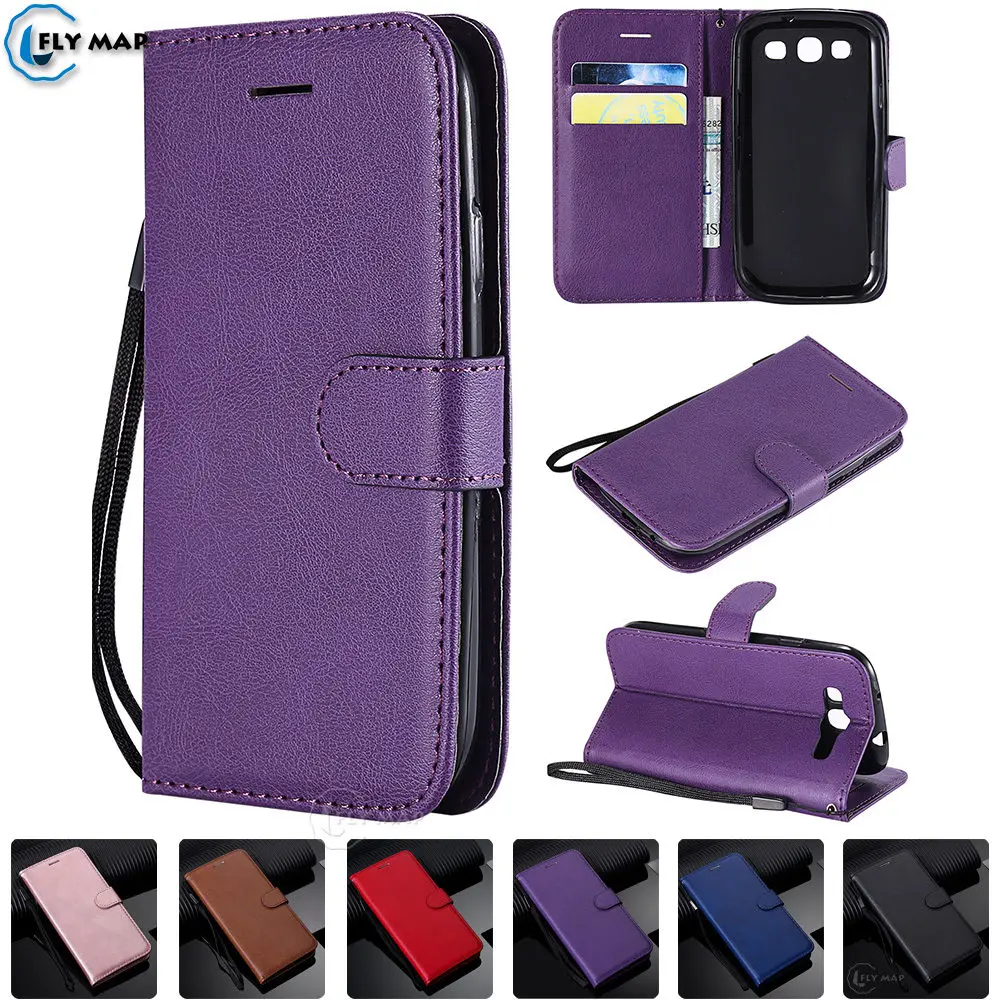 

Wallet Case For Samsung Galaxy S3 S 3 SIII Flip Phone Leather Cover Capa Coque For GalaxyS3 3S GT-I9301i GT-I9300 I9300i I9301i