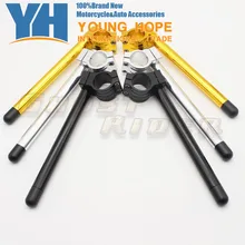 Мотоцикл-Мотоцикл Универсальный гоночный ЧПУ 31 мм 33 мм 35 мм 36 мм 37 мм 39 мм 40 мм 41 мм зажим на Ons Clipon подходит вилка руль Adjus