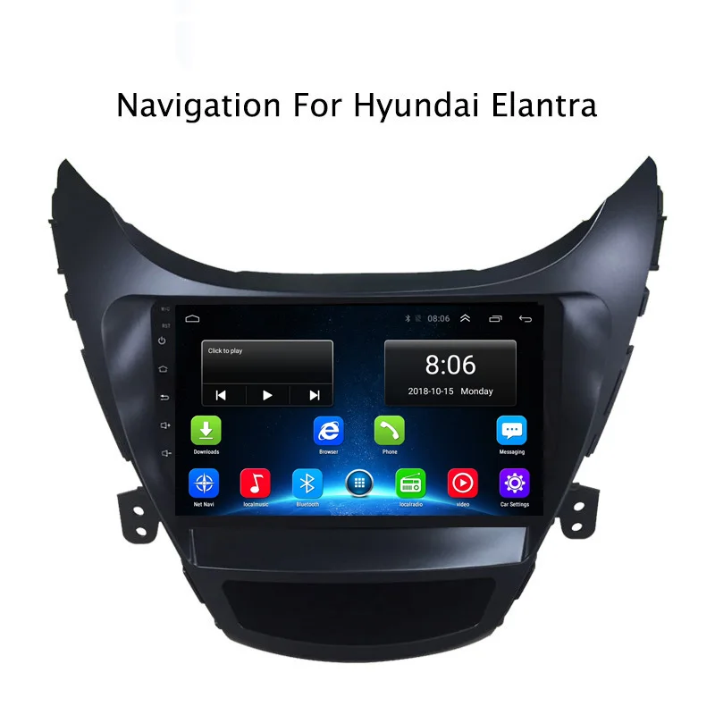 

NAVITOPIA 9inch 4G LTE WIFI Head Unit for Hyundai Elantra 2011 2012-2014 Android 6.0 2G+32G Car DVD Multimedia GPS Navigation