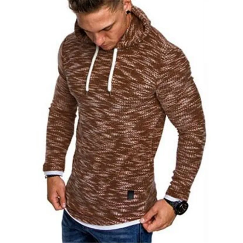 Spring and autumn new men's sweaters Hooded fashion casual comfortable