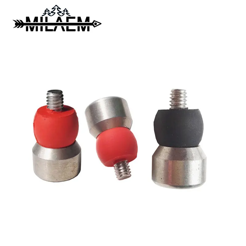 

2pcs Archery Bow Sight Stabilizer Damper Stabilizer Ball Metal and Rubber Shock Absorb Shooting Accessories