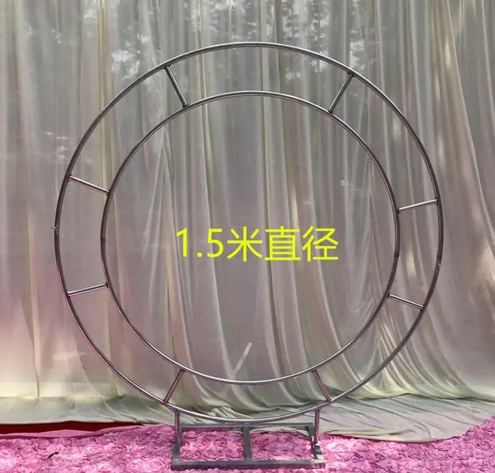 Кольцо Круглый цветок кольцо/круглый цветок железо/Железный свадебный реквизит высокого класса Новое цветочное кольцо - Цвет: 1.5m