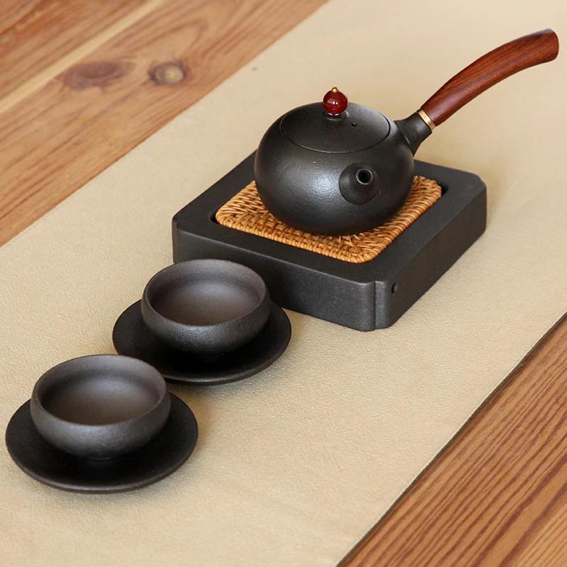 LUWU-Handmade Ceramic Teapot Kettle, Tea Cup, Porcelain Tea Set, Drinkware