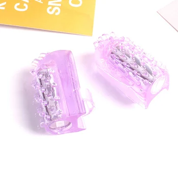 1pcs Mini Finger Vibration Sleeve Clitoris G Spot Stimulator Adult Lesbian Sex Toys for Woman Woman Dancer Finger Vibrator 6