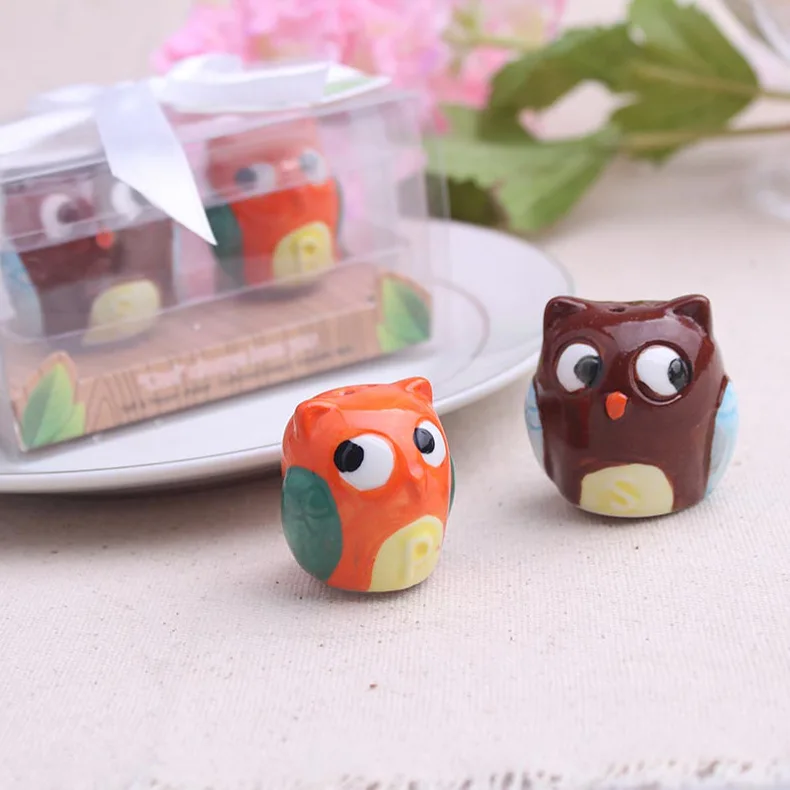 20set Cute Owl Salt and Pepper Shakers Kitchen Decor Party Favorsalt