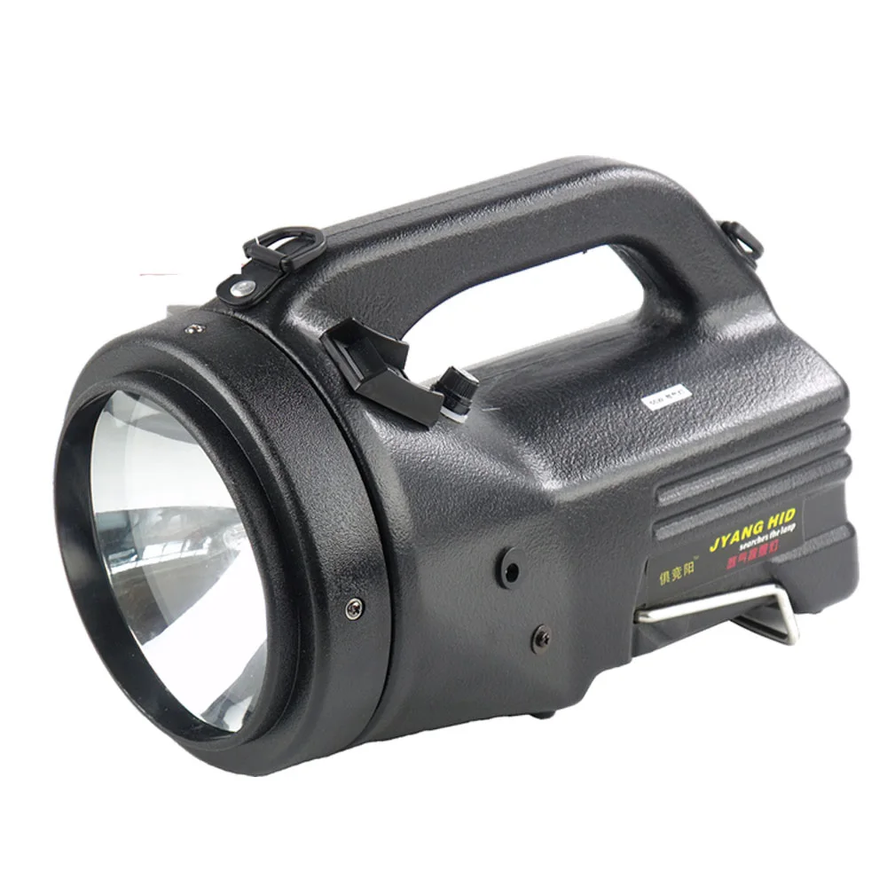 

Built-in large capacity battery rechargeable searchlight outdoor camping hunting 100W HID spotlight handheld xenon search lights