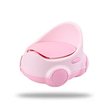 Cartoon Baby Potty Toilet Bowl Training Pan Toilet Seat Kid Portable Urinal Backrest Cute Pot for Baby Kid Toilet Training Potty hot selling baby toilet bedpan stool seat children sit chair urinal potty portable baby training toilet children pedestal pan