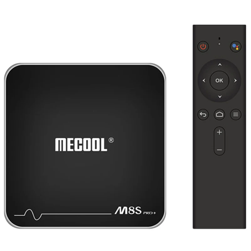 MECOOL M8S PRO + Android ТВ Box Amlogic S905W Android 7,1 2 GB Оперативная память 16 Гб Встроенная память 2.4g WiFi 100 Мбит/с BT4.2 с голосовым дистанционным Управление