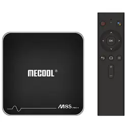 MECOOL M8S PRO + Android ТВ Box Amlogic S905W Android 7,1 2 ГБ Оперативная память 16 ГБ Встроенная память 2.4g WiFi 100 Мбит/с BT4.2 с голосовым дистанционным Управление