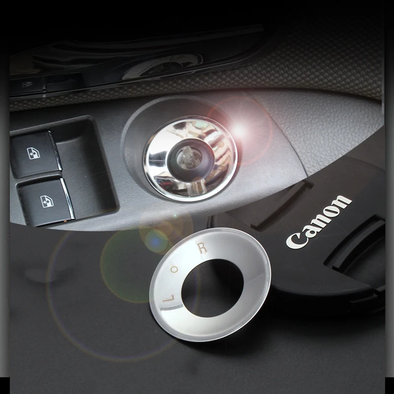 

Stainless Steel rearview mirror knob decorative circle Sticker For Chevrolet Cruze Malibu AVEO Opel mokka ASTRA J Insignia Car