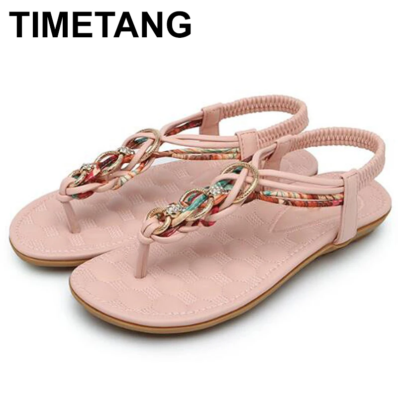 

TIMETANG BowThong 2019 Women Shoes Jelly flip flops Flip Flop Sandals Women Ladies Flat Shoes Women's Shoes Sapatos newFemininos