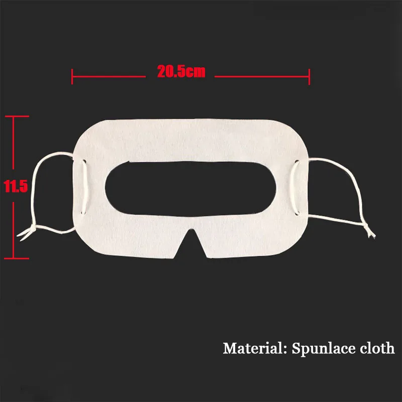 100 pcs 21*12cm Adjustable White VR Disposable Pad face protection