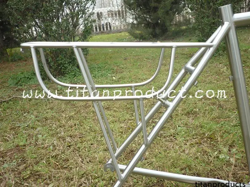 Sale Titanium cross/touring bicycle frame with welded rack 9 Sale Titanium cross/touring bicycle frame with welded rack 9