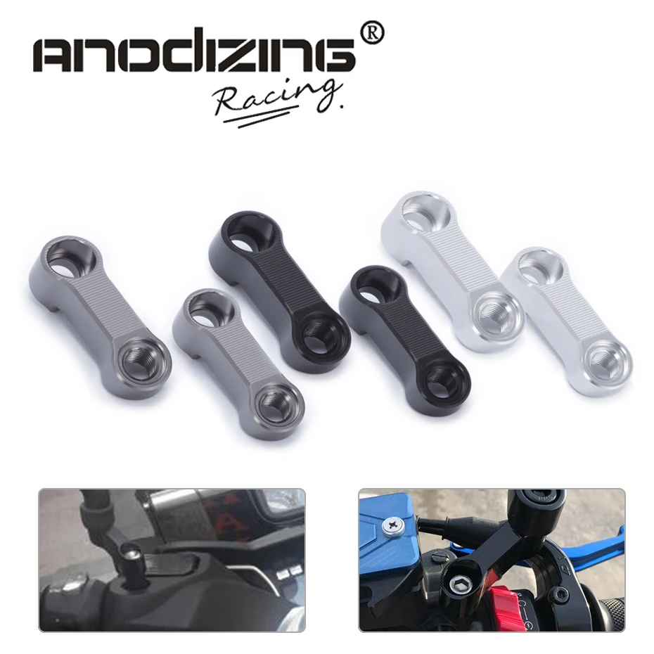 

Bolts Size 10mm Mirrors Extension Riser Extend Adapter For Yamaha FZ-07 MT-07