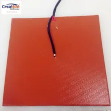 DX DM Heating Pad Silicone rubber heating plate with 3M glue 3d printer heat bed heater CreatBot 3d printer accessories Orange