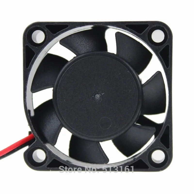 2 Pieces/lot Ball Bearing 40mm DC Cooling Fan 12 Volt 2Pin 40x40x10mm
