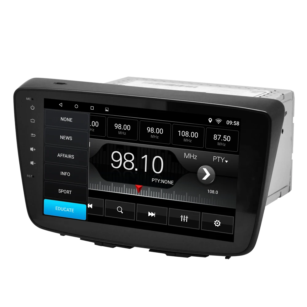 Flash Deal Car Multimedia player 1 Din Android 7.1 Car DVD For SUZUKI Baleno 2017-2018 8" 2G/16G touch screen Car Radio GPS 7