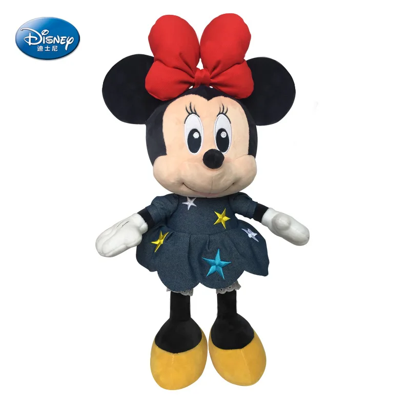 

DISNEY 46 cm Minnie Mouse girls plush toys cute boy Mickey Mouse dolls Kids Birthday Gift