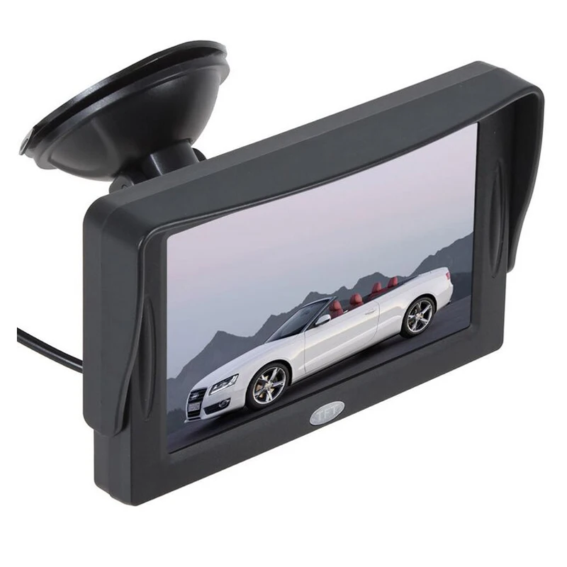 XYCING 4.3 Cal kolor monitor samochodowy tft lcd Parking monitor widoku z tyłu + 18mm CMOS Auto wyświetlacz tyłu samochodu kamera cofania XYCING 4.3 Cal kolor monitor samochodowy tft lcd Parking monitor widoku z tyłu + 18mm CMOS Auto wyświetlacz tyłu samochodu kamera cofania