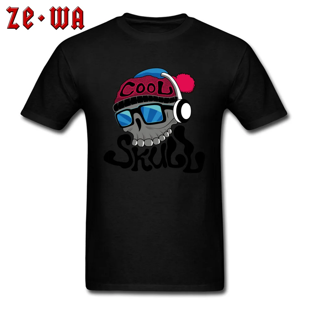 skull201897Y Tops Tees Rife Round Neck Group Short Sleeve 100% Cotton Fabric Men T Shirt Casual Tops Tees Drop Shipping skull201897Y black