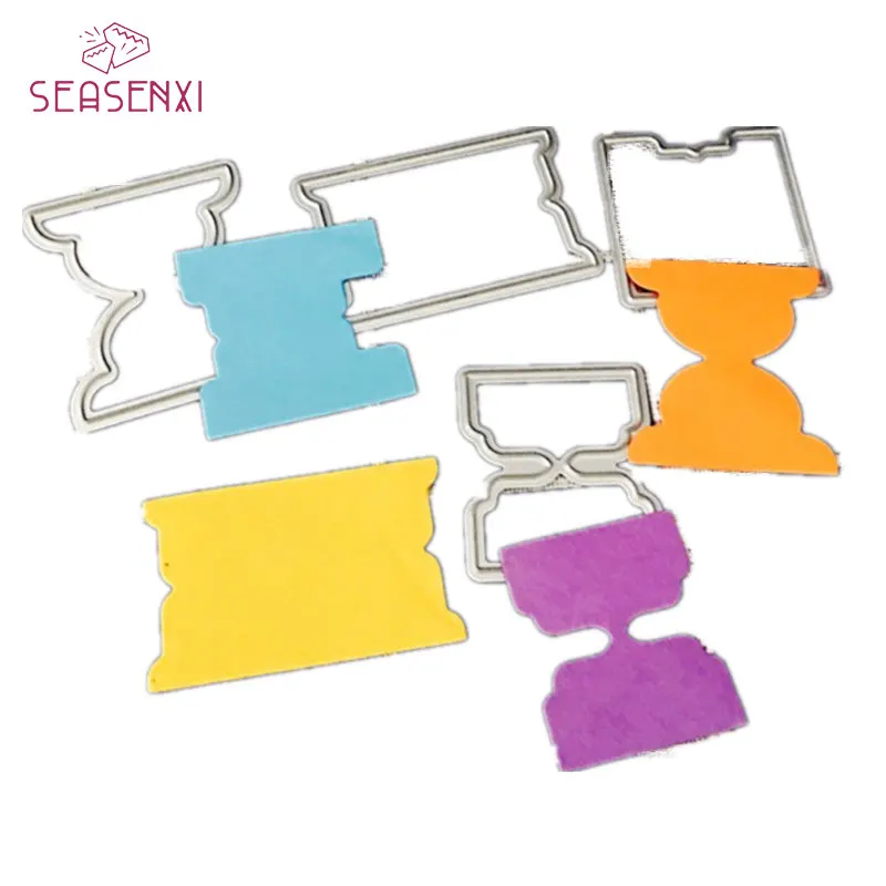 

4pcs/set Cards Scrapbook Craft Metal Cutting Dies Stencils 3D Stamp DIY Scrapbooking Card Making Photo Decoration