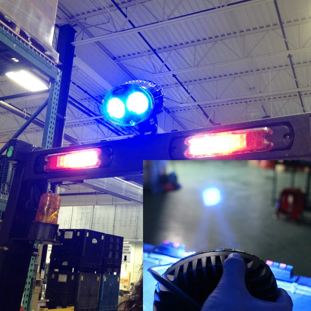 10W High quality Blue LED Forklift Safety Light Spot Light Warehouse