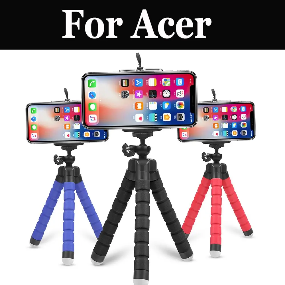

S Code Advanced Mobile Phone Tripod Elastic Wireless Remote Shutter For Acer Liquid Zest 4g Jade 2 Jade Primo X2 Z630s Zest Plus