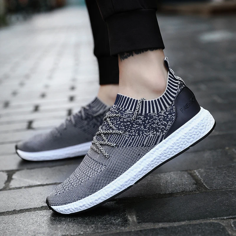 GUDERIAN الربيع الصيف حذاء كاجوال للرجال تنفس الدانتيل متابعة الرجال شقة أحذية رياضية Sapatos Masculino Zapatillas دي هومبر