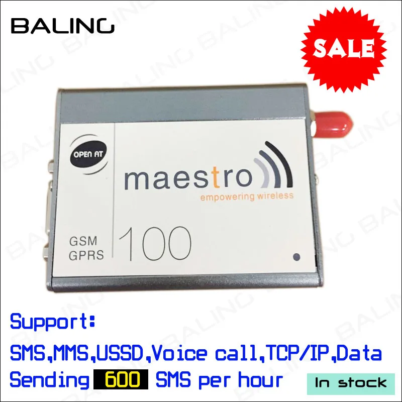 M100 gsm gprs m2m sms modem rs232