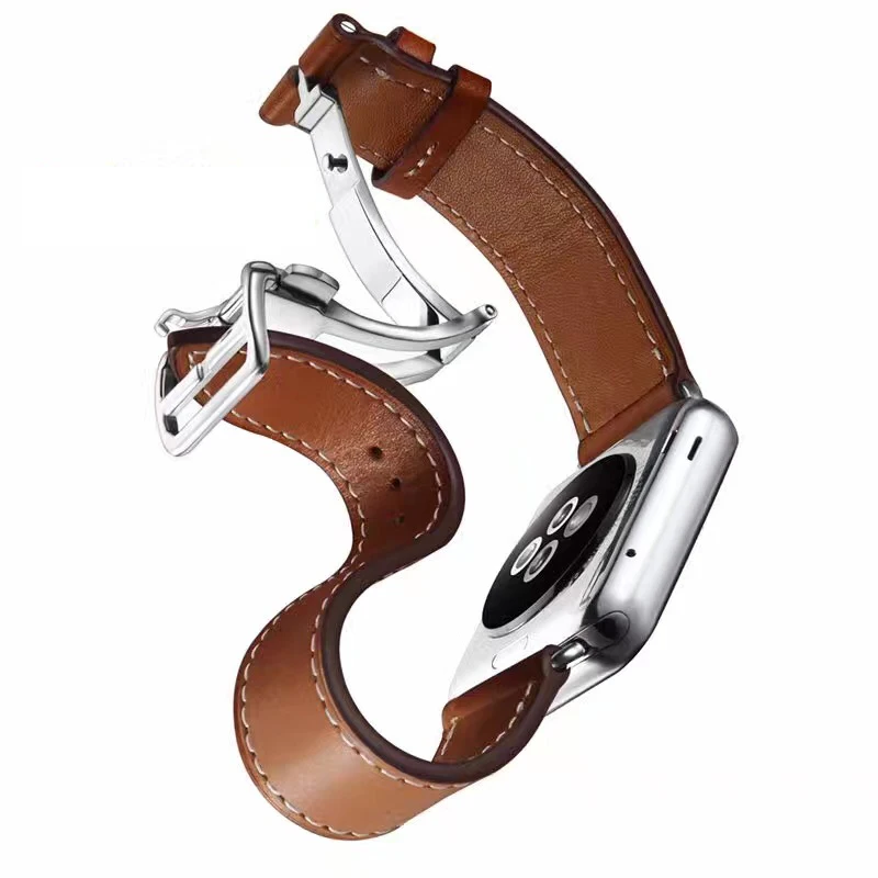 Ремешок с пряжкой для Apple Watch band кожаный ремешок для iwatch 38 мм 42 мм 40 мм 44 мм серия 4 3 2 1 серия 5